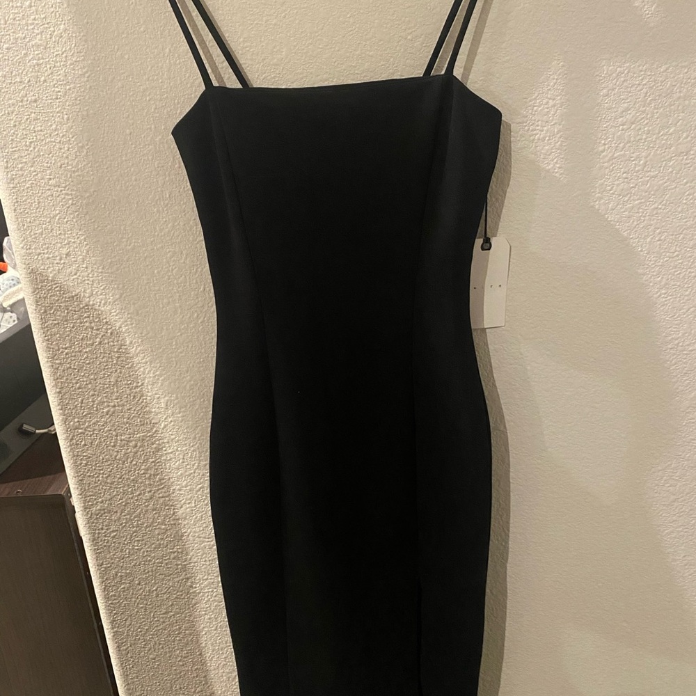 Nordstrom Black Cocktail Dress Spaghetti Strap